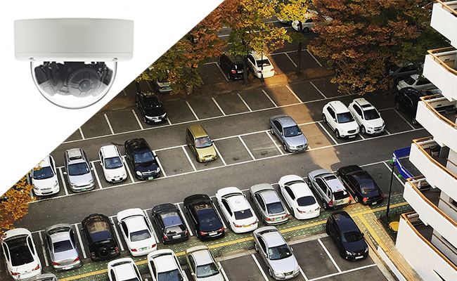 Dome Surveillance Camera for Parking Lot