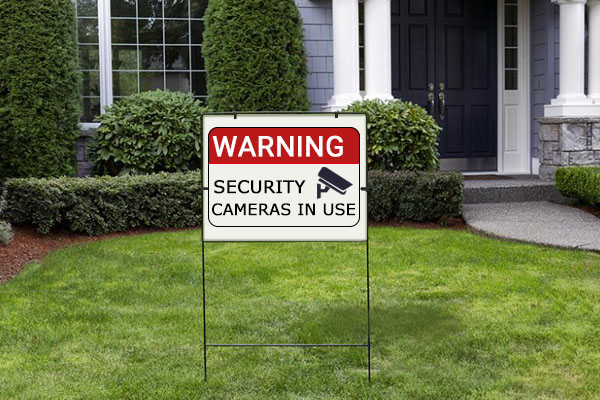 Security Cameras Signs