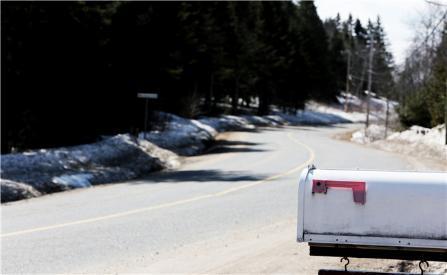 Mailbox on the Roadside