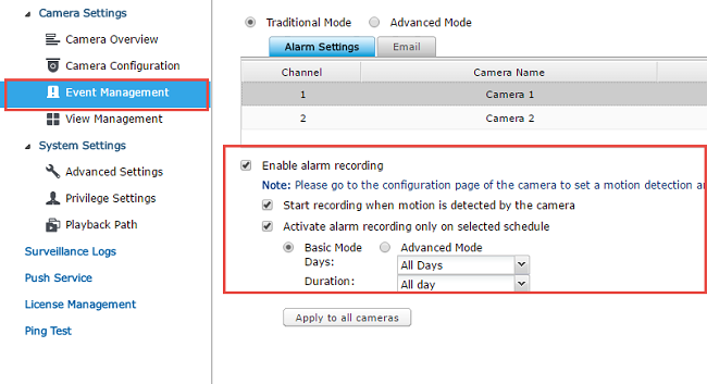 qnap surveillance station change overlay location