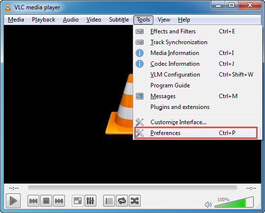 vlc media player how to save preferences