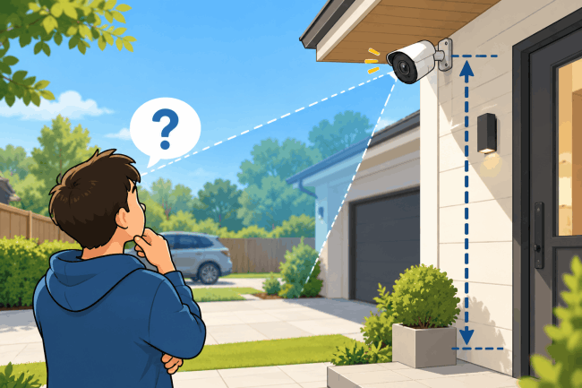 How High Should You Mount a Security Camera