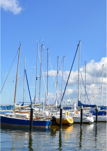 Schutz fürs Leben im Schiff bieten 