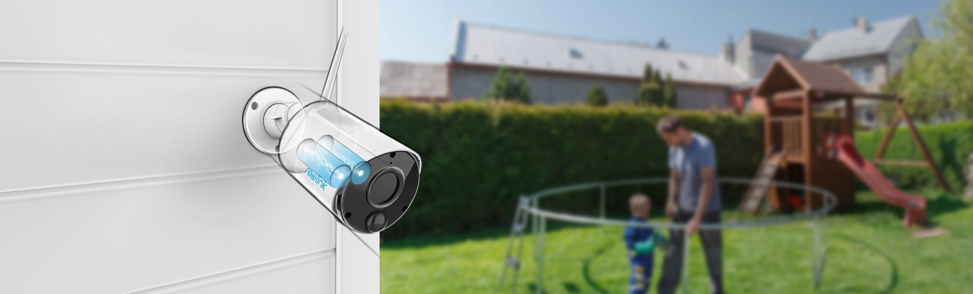 Argus Eco Wire-Free Security Camera with Rechargeable Battery