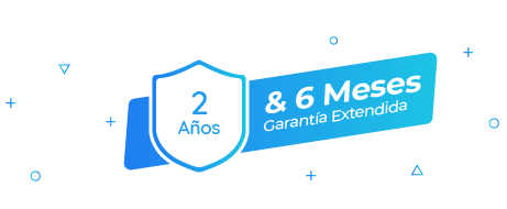 Garantía de 2 Años y Garantía Adicional de 6 Meses