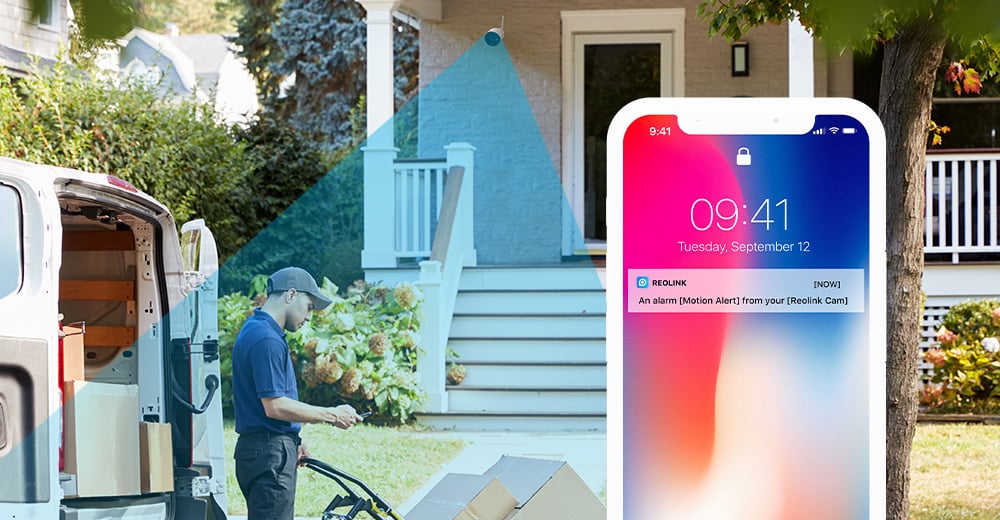 Reolink Bewegungsalarme durch App