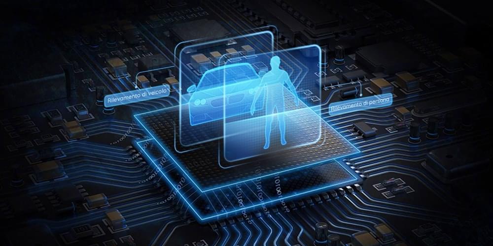 4K Kit videosorveglianza con Intelligenza Artificiale per attivtà commerciali