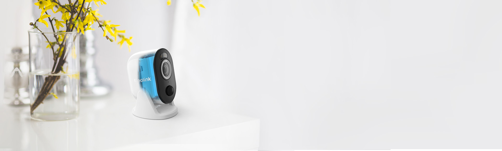 Wire-Free Battery or Solar Powered Security Camera with Spotlight