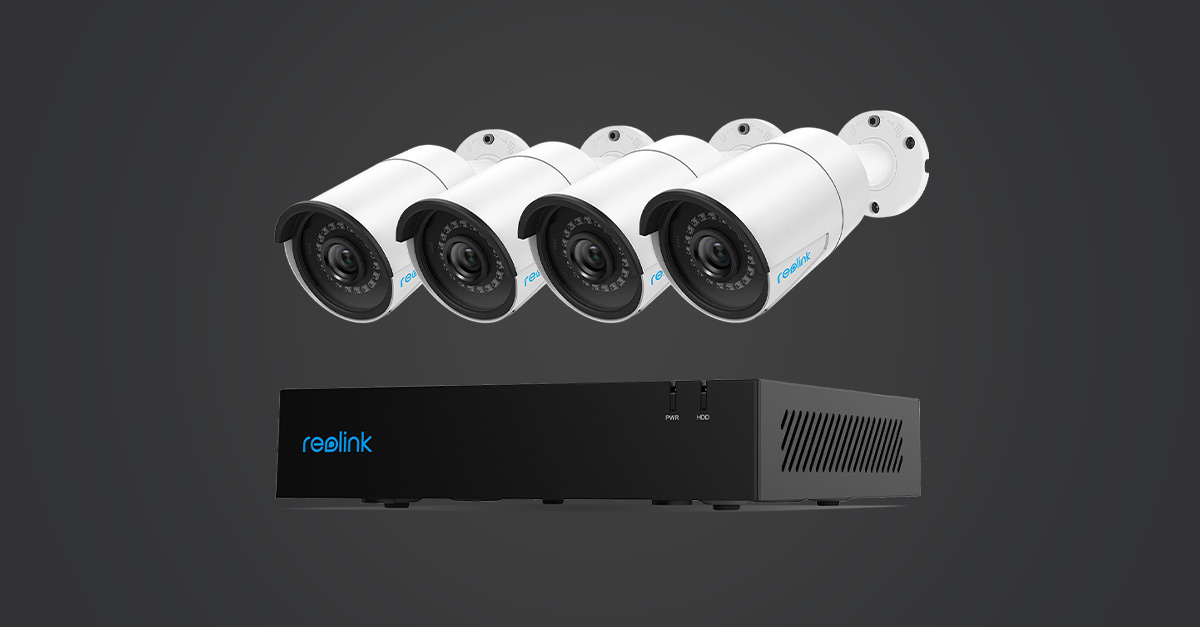Flashback 4 Camera System Reolink RLK4-410B4 - 4-Channel 4MP PoE Security Camera System | Reolink ...