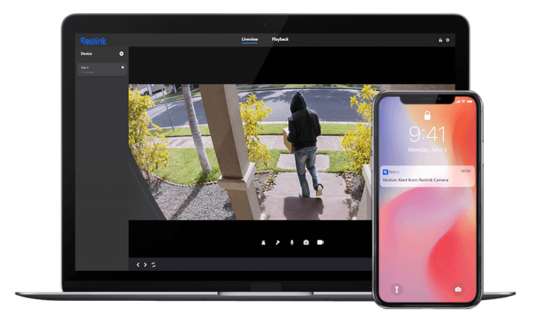 4K PoE Smart Home IP Camera for Indoor & Outdoor Use