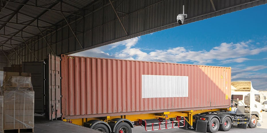 Smart Pan Tilt 4G LTE Wire-Free CCTV Camera for Warehouses