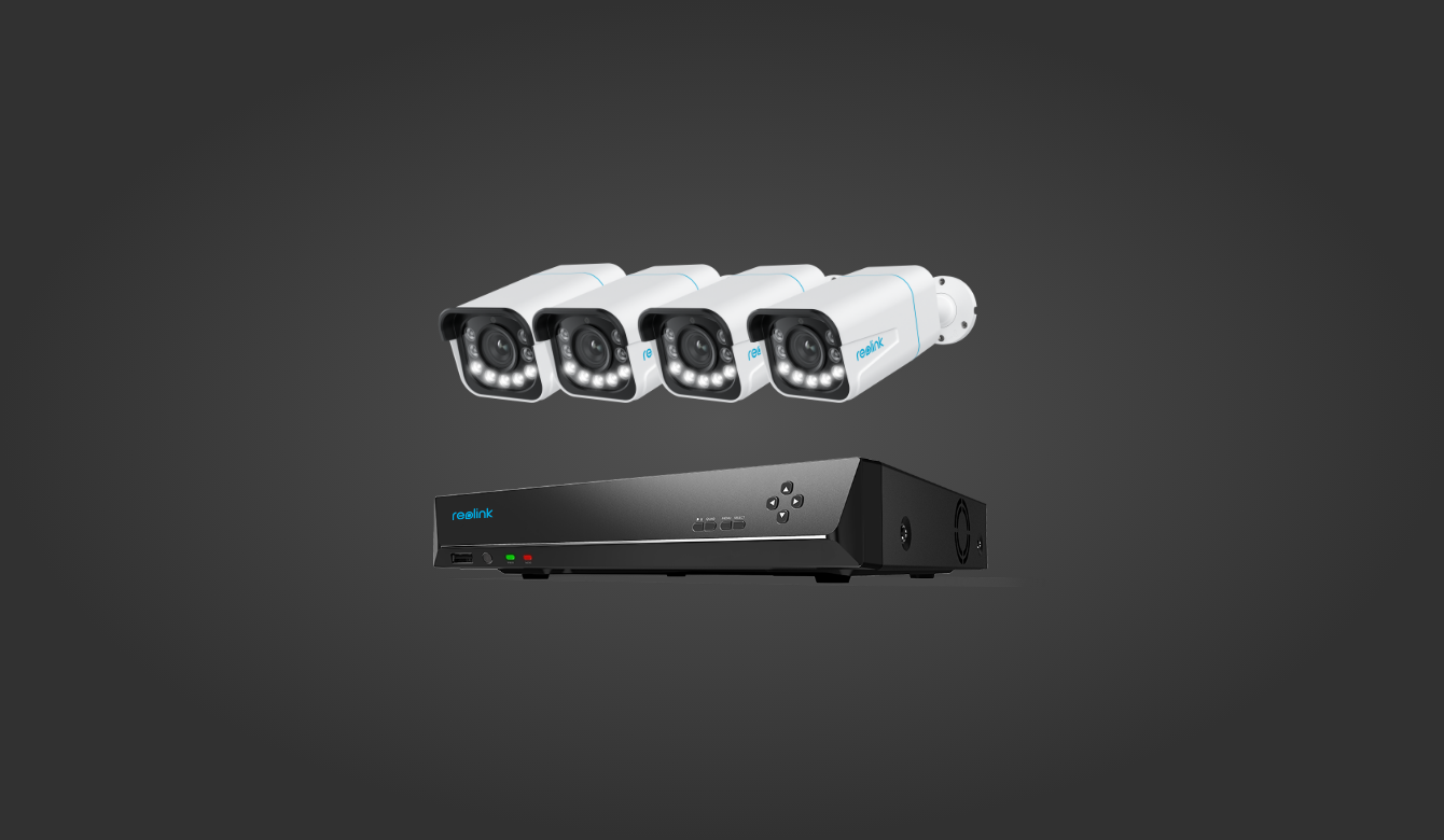 REOLINK Sistema de cámara de seguridad comercial de 12MP, 8 piezas de  cámara de seguridad IP para exteriores, visión nocturna a color al aire  libre