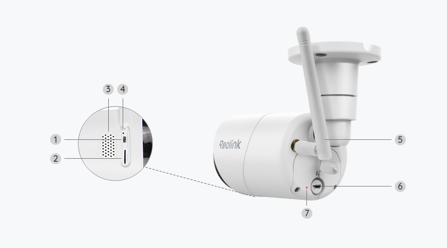 Videocamere Di Sorveglianza Reolink Argus Series B320 FullHD Visione Notturna Interno Ed Esterno IA Pannello Solare Controllo Vocale Audio Bidirezionale - Foto 7