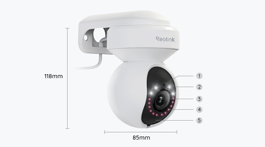 E1 Outdoor | Smart 5MP Auto-Tracking PTZ WiFi Camera