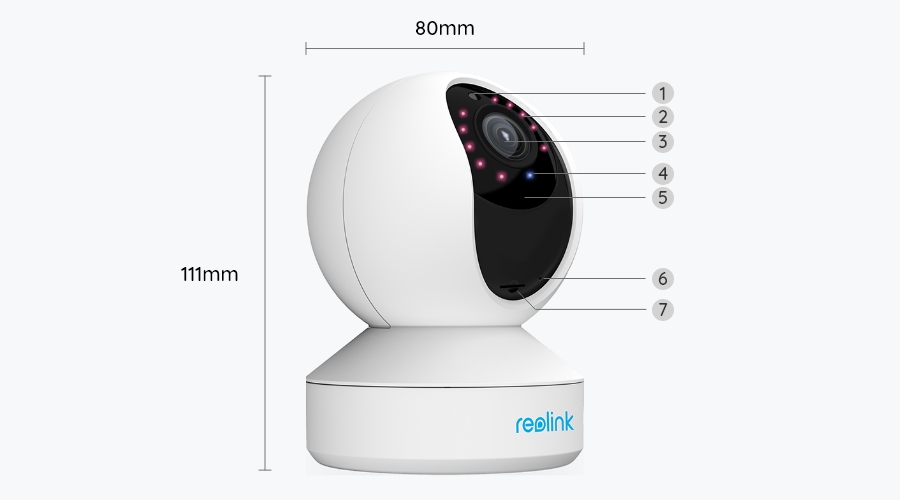 Reolink E1 Zoom - 5MP Smart Indoor WiFi PTZ Camera With 3X Zoom