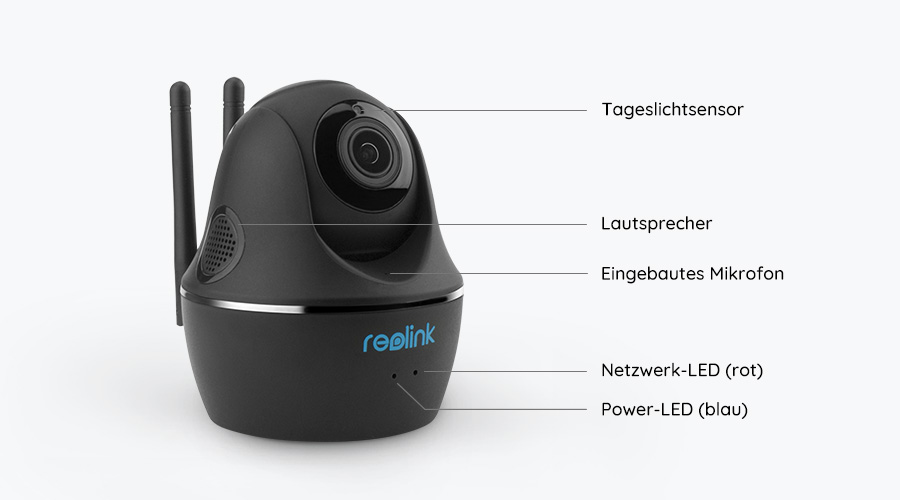 Reolink C1 Pro PT WLAN IP Kamera - Grafik