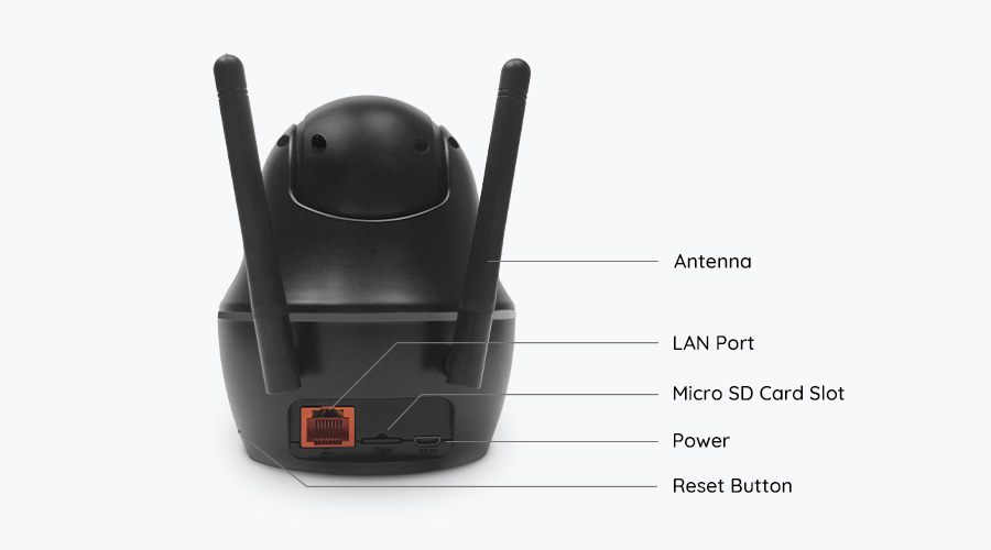 Caméra de surveillance Pan & Tilt sans fil C1 Pro