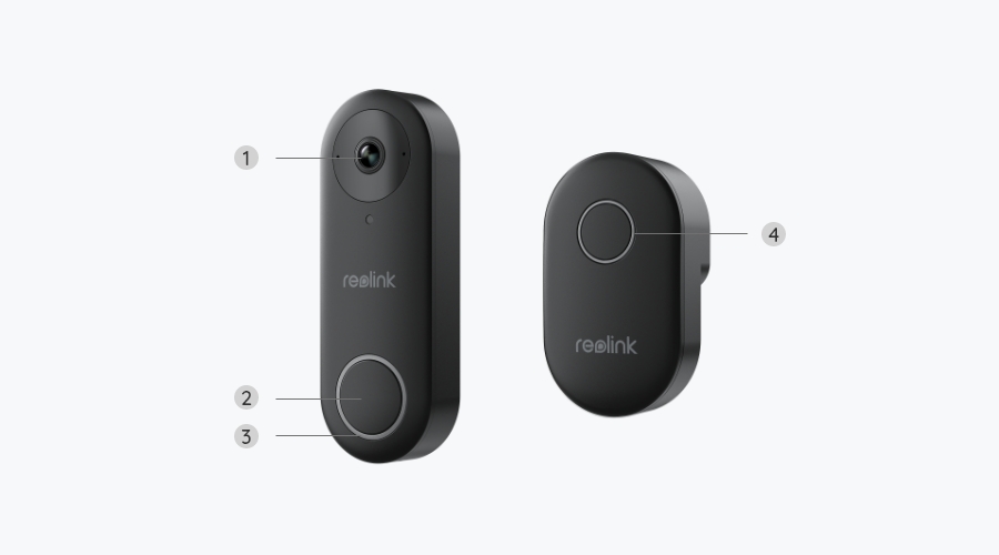 Reolink Video Doorbell WiFi Smart Wired Doorbell with Chime