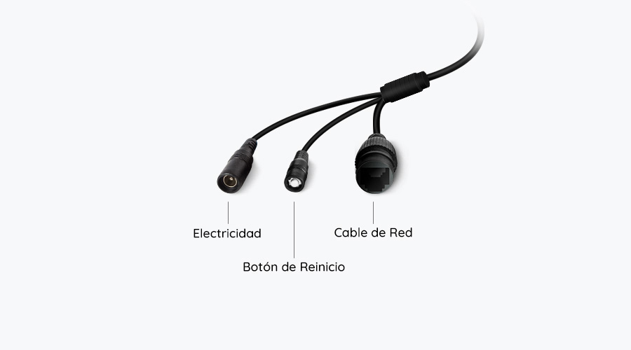 Cable de Cámara de Seguridad WiFi de Banda Dual para Exteriores