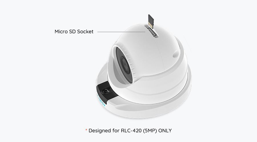5MP/4MP PoE Outdoor Security Camera With microSD Card Slot
