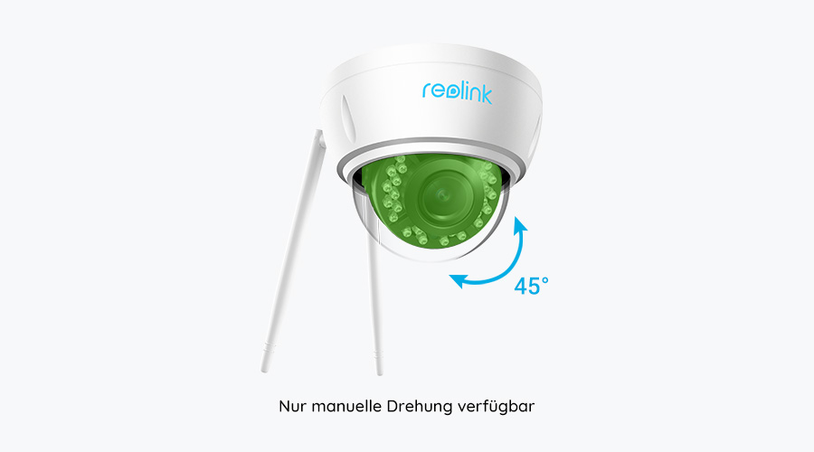 Dome WLAN IP Kamera Drehung und Installation