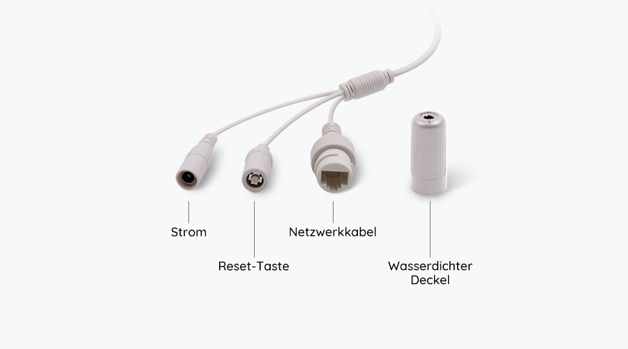 Dual_Band Outdoor WiFi Security Camera Cable