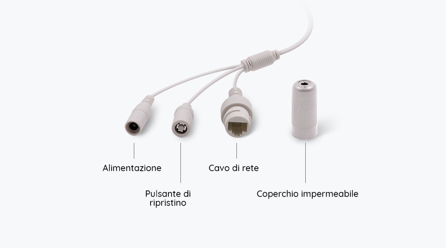 Dual_Band Outdoor WiFi Security Camera Cable
