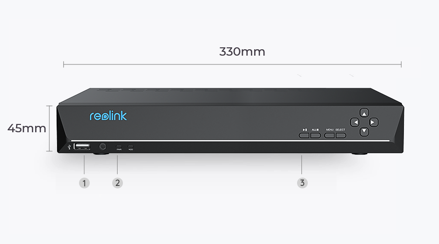Reolink NVS16-12MD8 – 12MP UHD 16-Channel PoE Camera System with ...