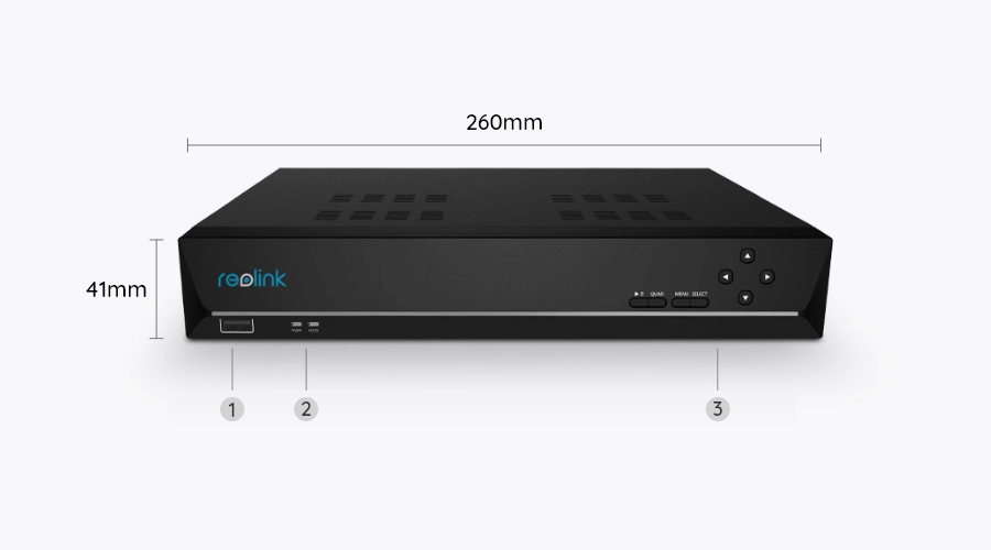 NVR of PoE Security Camera System