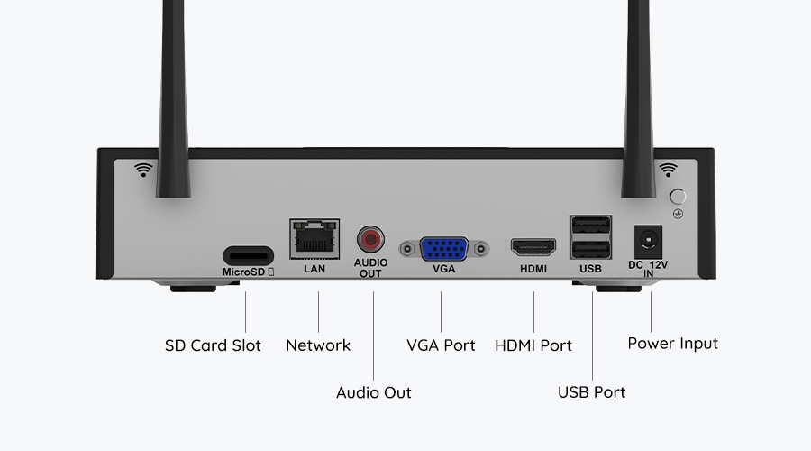 Reolink RLK4-211WB4-S – 1080p 4-Channel Wireless Security System ...
