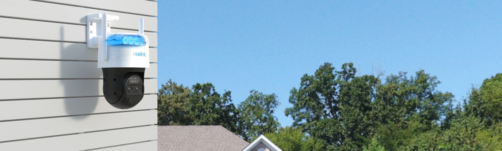 Caméra de surveillance intelligente alimentée par batterie