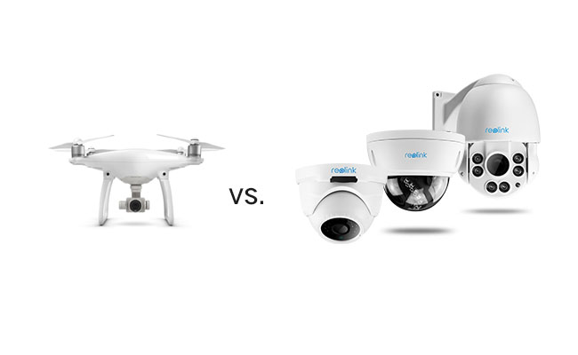 Haussicherheit Drohne VS Smarte Haussicherheit System