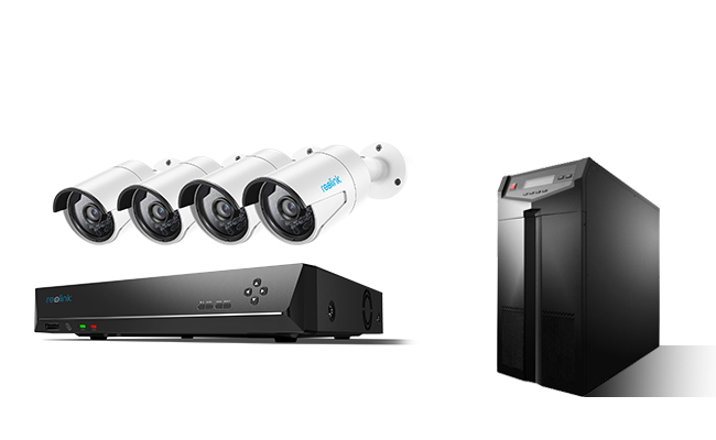 Security Camera with UPS Backup