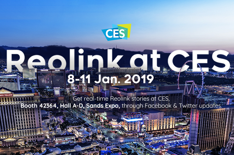 Reolink to Showcase Cutting-Edge 4G LTE Camera & Innovative Wire-Free Smart Cameras at CES 2019