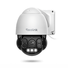 REOLINK 4K Security Camera Outdoor System, IP PoE Dome Surveillance Camera  with Human/Vehicle Detection, 100Ft 8MP IR Night Vision, Work with Smart