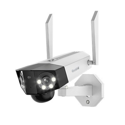 Camera de Surveillance Exterieur, Double Objectif, Zoom Hybride 5X