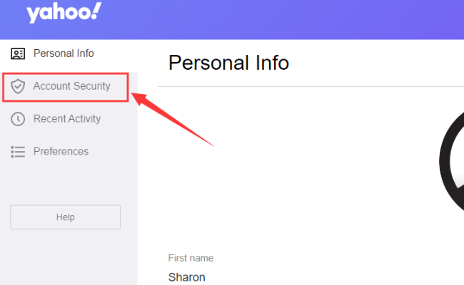 Sign in to your Yahoo Account Security page