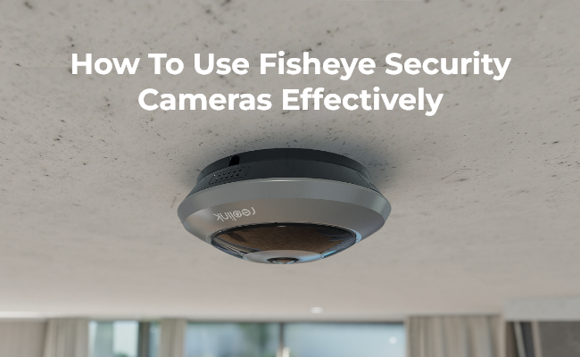 how to use fisheye security cameras effectively