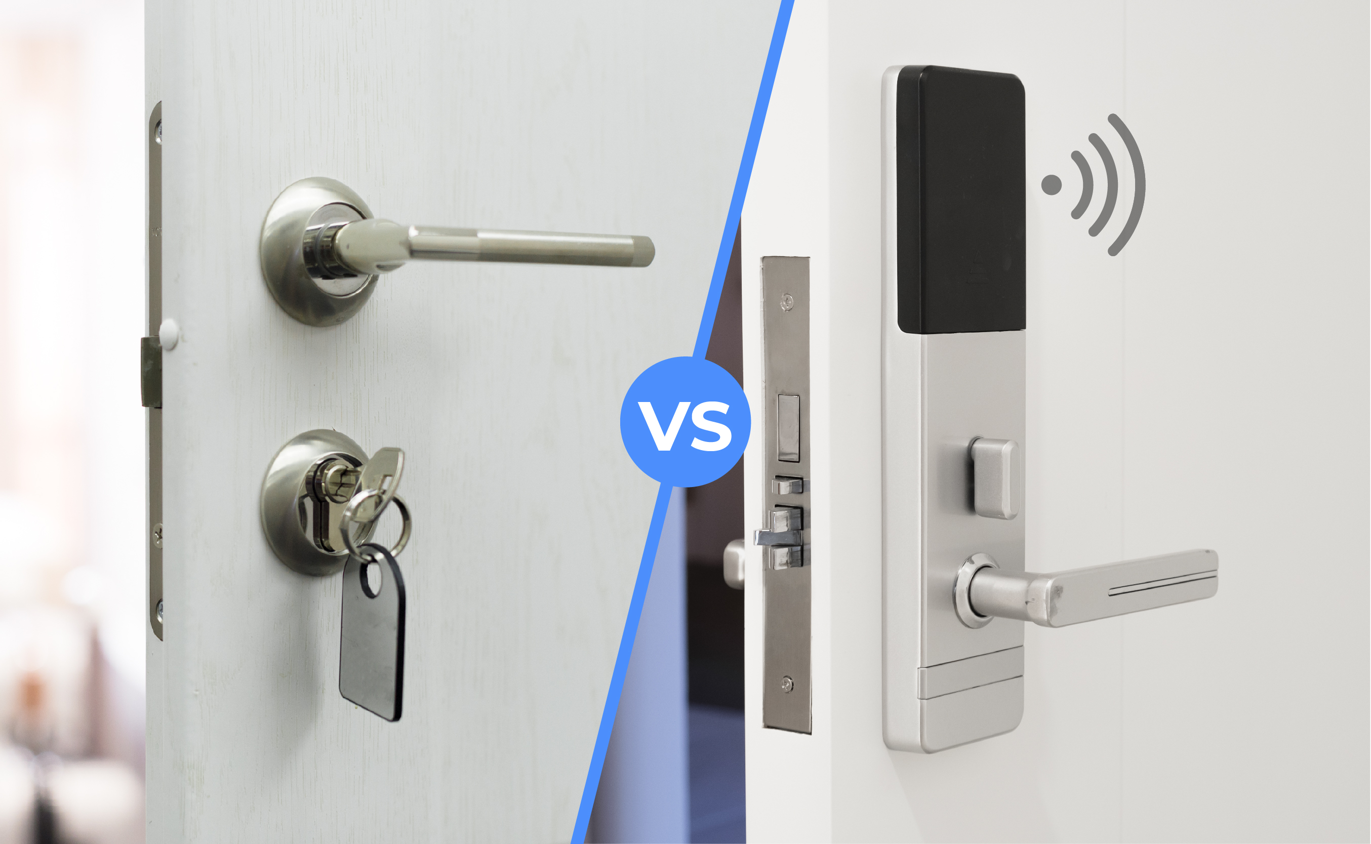 Smart Door Lock vs. Traditional