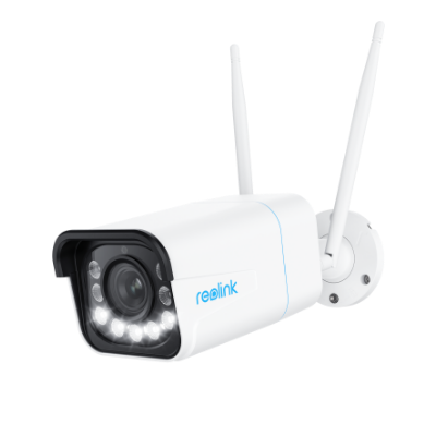 Reolink 4MP Outdoor Security Plug-in Wifi Camera System for Home  Surveillance, 5GHz/2.4GHz WIFI, Night Vision, IP66 Waterproof, Motion  Detection, Supports Google Assistant, RLC-410W 
