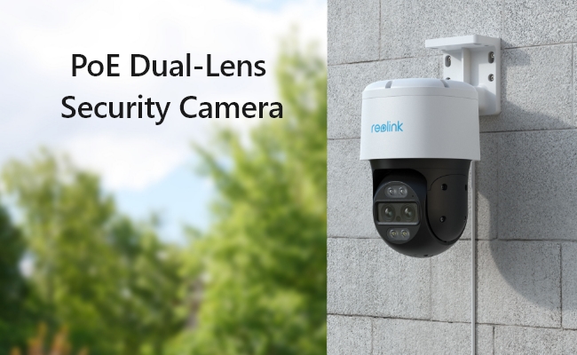 PoE Dual-Lens Security Camera