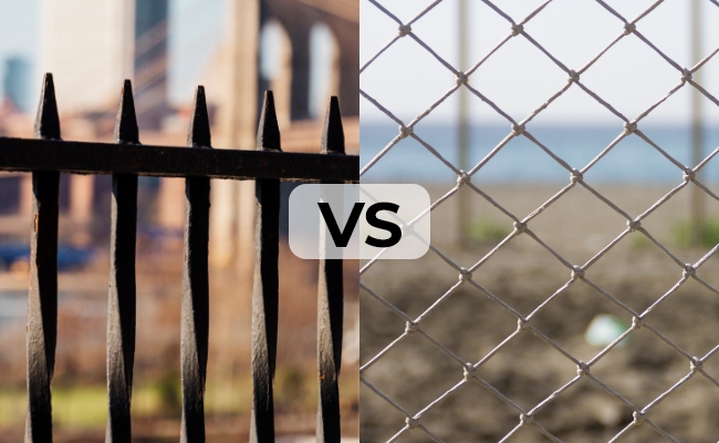 Aluminum vs. Chain-Link Fence