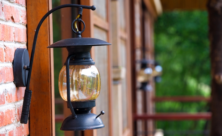 Porch Light at Day