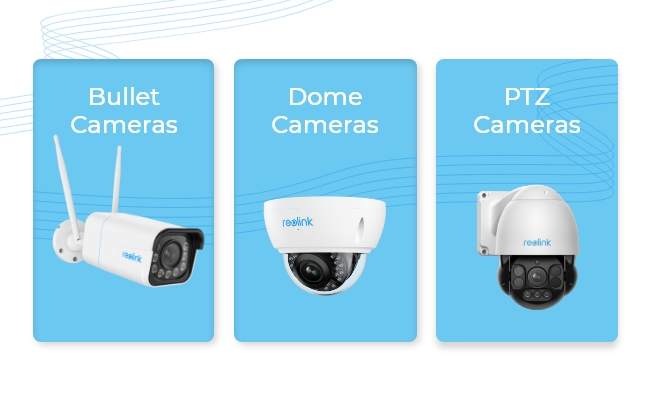 Bullet vs. Dome vs. PTZ Cameras: What's the Difference