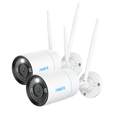 Reolink 5MP Camara Vigilancia WiFi Exterior con Focos, Cámara IP