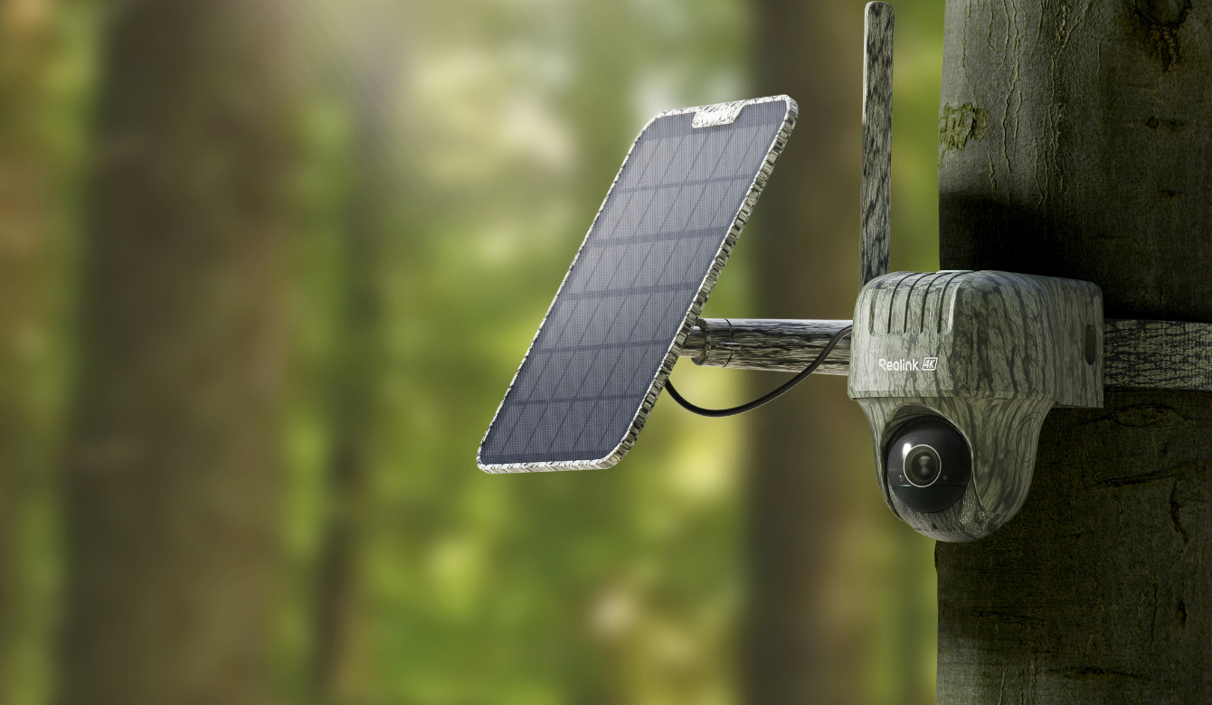 VOOPEAK Fotocamera Da Caccia Solare 4G LTE Con SIM Inclusa, 2.5K Live Streaming, Visione Notturna, Audio Bidirezionale, Sensore Di Movimento, IP66 - 2