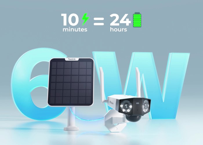 Reolink Duo 2 - 4K UHD Wireless Dual-Lens Solar/Battery Camera