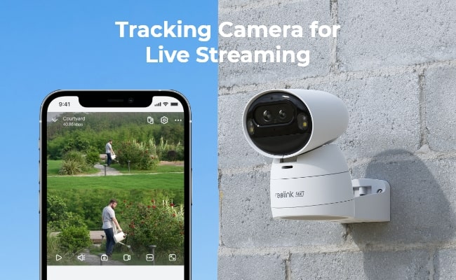 auto tracking camera for live streaming