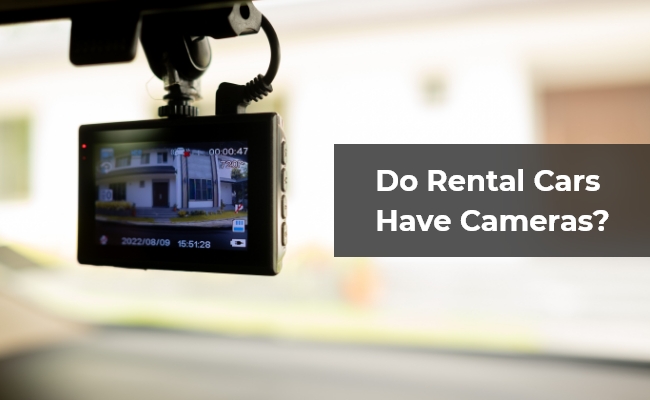 do rental cars have cameras