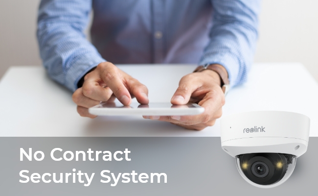 no contract security system